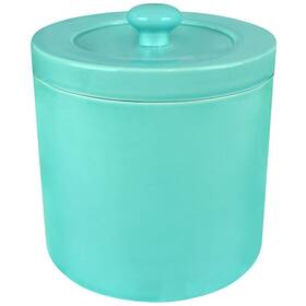 Blue Donuts 029483340038 Ceramic Bacon Grease Container With Strainer - Farmhouse Can For Kitch Blue Donuts 029483340038 Ceramic Bacon Grease Container With Strainer - Farmhouse Can For Kitch