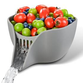 Bta-01 Boostazon Strainers And Colanders Silicone Colander For Kitchen With Spout Ease Ri