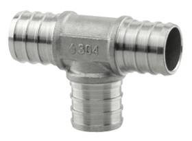 Boshart 777808509898 Stainless Steel Pex Tee 1/2 Inch