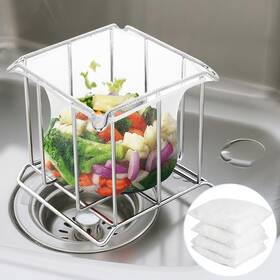 Botemy 742183907058 Kitchen Sink Strainer Basket Holder And 200 Pcs Disposable Mesh Stra Inch