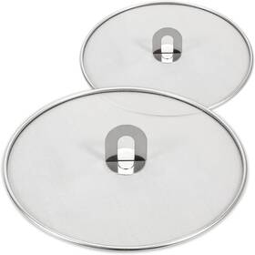 Screen-002 Brand Haourystop Splatter Screen For Kitchen Stainless Steel Fine Mesh 2pcs