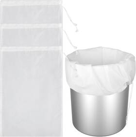 Twla4xypn Brand Synhhergyx 651221 1 3 Pcs Brew Bag Large Strainer Bags For Juicing 23.6 Inch X17.7 Reusable Wine