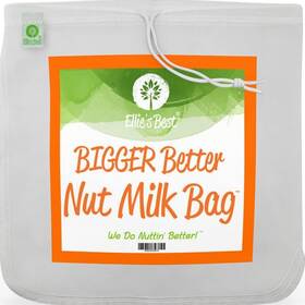 Branded 313098657637 Pro Quality Nut Milk Bag - Big 12 Inch X12 Commercial Grade Reusable Strainer Mesh Branded 313098657637 Pro Quality Nut Milk Bag - Big 12 Inch X12 Commercial Grade Reusable Strainer Mesh