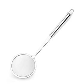 Branded 915827019651 18/8 Stainless Steel Fine Mesh Fat Skimmer Spoon 4 Inch Food Strainer 9.5inch Handle