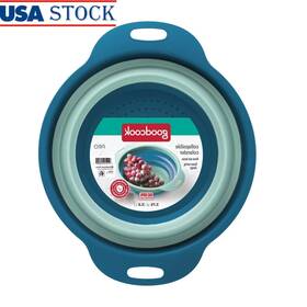 Branded01 313027222226 Colander 2.75 Quart Strainer Kitchen Tool Pasta Fruits Vegetables Rinsing Draining