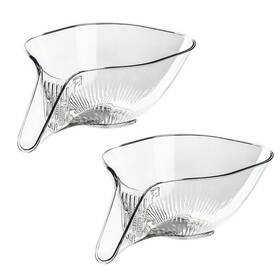 Brostown 221243453789 2pcs Multi-functional Drain Basket Drainage Funnel Multifunctional Fru