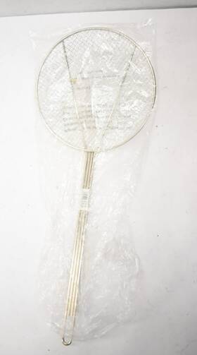 1309t Browne 9 Inch Nickel Plated Spiral Wire Skimmer Foodservice Tool Square Mesh 1309t Browne 9 Inch Nickel Plated Spiral Wire Skimmer Foodservice Tool Square Mesh