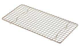 Browne Foodservice 445026775717 Update International 5 Inch X 10 Rectangular Chrome-plated Wire Pan Grate