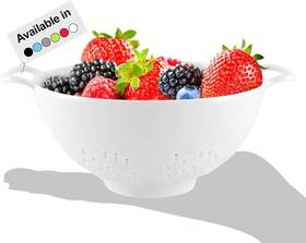 Buyawesome Llc 445047660641 Meadow Lane 6-inch Small Colander Bpa-free Dishwasher Safe Double Handles Co