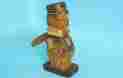 Ca1920s Handmade Antique Art Deco Wooden Nut Cracker Comical Fishing Fisherman German