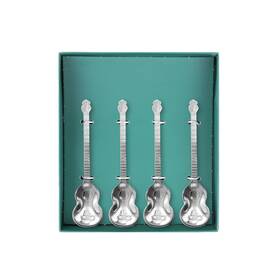Shy-0009-01 Cairiac Guitar Spoon Coffee Spoons Creative Cute Stainless Steel Teaspoons