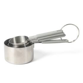 150294.04 Calphalon Measuring Cups Set Of 4 Taupe With Silicone Prime -