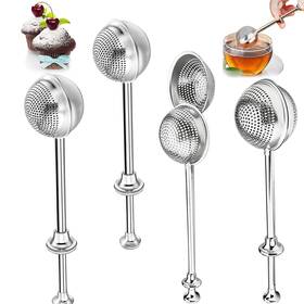 8stai Cangfort 005694039535 Set Of 4 Powdered Sugar Shaker Duster 7.08 Inch Flour For Baking 18/8stai