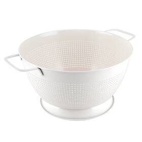 Cartman 943536322236 Stainless Steel Colander With Handle 5 Quart Cooking Pasta Spaghetti Berry Fruit