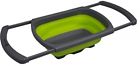 Cc-green Kitchen Candy Collapsible Over The Sink Colander Strainer 0734911305205