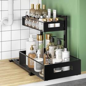 Uso001 Cegkanenx Organizer And Storage For Kitchen Bathroom Under Sink Upgraded Xl Black Uso001 Cegkanenx Organizer And Storage For Kitchen Bathroom Under Sink Upgraded Xl Black