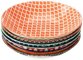 89671 Certified International Soho All-purpose Porcelain Bowls Set Of 6 Multicolor 8.5 Inch For Pas 89671 Certified International Soho All-purpose Porcelain Bowls Set Of 6 Multicolor 8.5 Inch For Pas