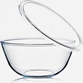 B0ffyfm8gn Cgnweeps 4.7 Quart Large Glass Mixing Bowl With White Lid Big Salad