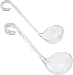 20584 Chef Craft Plastic Dressing And Sauces Ladles 1 Ounce 5.5 Inch 2 Clear