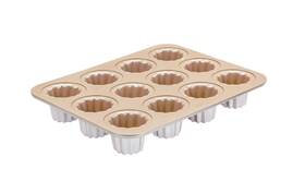 B0f948rq5h Chefmade Canele Mold Cake Pan 12-cavity Non-stick Muffin Bakeware Cupcake Ov