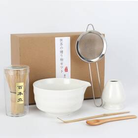 Mctz-w01 Chgbowz Matcha Whisk Set 6 Pcs With Bamboo Scoop And Stainless Ste