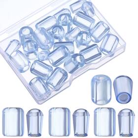 Mz-chunful-40 Chunful 60 Packs Kitchen Sink Rack Feet Rubber For Grid Clear