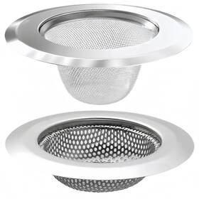 Lx490 Cinbilcorn 2pcs Kitchen Sink Drain Strainer Stainless Steel Mesh Food Catcher For Garbage
