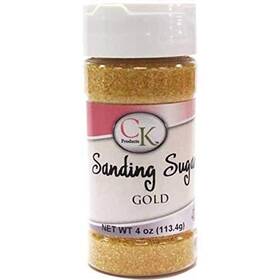 Ck Products 745367229250 4 Ounce Sanding Sugar Bottle Gold
