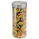89190 Clear Steel Brushed Stainless Capacity Food Quart 2.0 Container Oasis