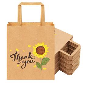 Wllbt1025-13 Cmecial 50pcs 10x8x4.7 Thank You Gift Bags Bulk For Business Small S