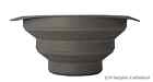 Coastline Grey Silicone Mini Collapsible Fruit Vegetable Strainer Colander Collapses Save 642872947061