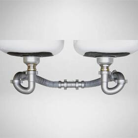 Coflex 710631923240 Snappy Trap Special Kit For Double Kitchen Sinks With Limited Vertical Distan Coflex 710631923240 Snappy Trap Special Kit For Double Kitchen Sinks With Limited Vertical Distan