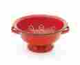 Color-9.5 7914 Laredo Enamelware Colander Solid Red With Black Trim D 787627791404