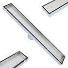 19.68-23.62-27.56-31.49-35.43 Comin18ju049844 Zoic Inches Linear Stealth Tile Insert Floor Grate 601706107897