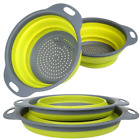 Cominhkpr132117 Yhxk Colander Set Collapsible Colanders Silicone Kitchen Baskets Folding