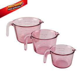 Ygmc03 Cook With Color 729016883291 Glass Measuring Cups - Ideal For Cooking And Small Purple