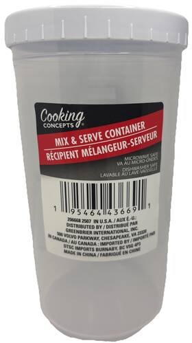 14152541 Cooking Concepts Mix And Serve Plastic Measuring Cup 16 Oz New Ships In 24 Hours