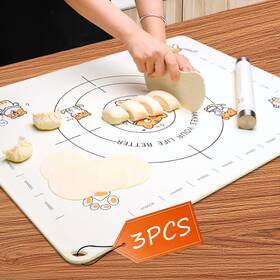 B0ccs59n8d Cookstyle 28x20 Inch Extra Thick Silicone Pastry Board Baking Mat With Measurements