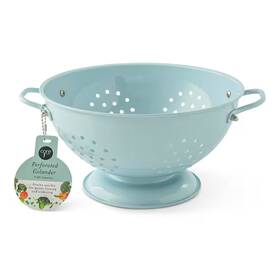 Core Kitchen 705353155130 Blue 3 Quart Perforated Colander