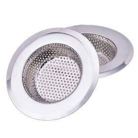 Cornerjoy 744430048125 4.5 Inch Diameter Rim Heavy Duty Stainless Steel Kitchen Sink Baske