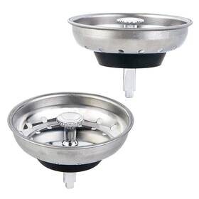 Cj-008 Cornerjoy 2 Pcs Kitchen Sink Strainer And Stopper Combo Basket Replacement For Standard Cj-008 Cornerjoy 2 Pcs Kitchen Sink Strainer And Stopper Combo Basket Replacement For Standard