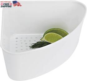 Corp. 705353460791 Triangular Sink Drain Basket Food Catcher Corner Strainer For Vegetables Fruits