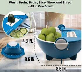 Costa Outfitters 705353458521 Colander Set Colanders And Food Strainers With Mandoline Fruit Washer Spinner New