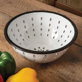 440044 Ctw Home Collection 801106192206 Enamel Colander