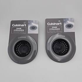 Cuisinart 042221807242 Sink Strainer Set Drain Trap Screen Grey Cuisinart 042221807242 Sink Strainer Set Drain Trap Screen Grey