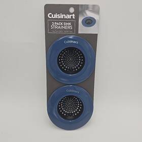 Cuisinart 042887872714 Sink Strainer Set Stainless Steel Silicone Drain Trap Food Catcher