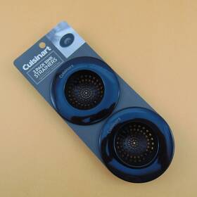 Cuisinart 042887875975 Sink Strainer Set Kitchen Drain Screen Black