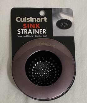 Cuisinart 042887990739 Sink Strainer Stainless Steel Bronze Food Catcher Drain Trap Basket