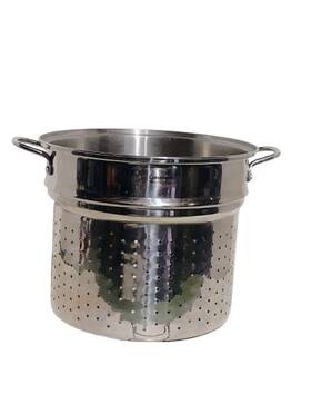 Ss112-33cp Cuisinart 6112-24s Pasta Strainer/steamer Colander Insert 12 Quart With Handles