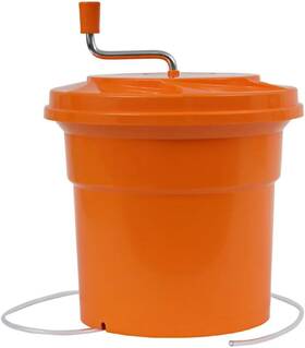 Culsal5gl Culigrade 5-gallon Salad Spinner Manual Lettuce Dryer High-capacity Orange
